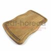 Kuvarz Ahşap Dalga Steak Tahtası 35x21cm