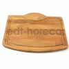 Kuvarz Ahşap Steak Servis Oval Dörtgen 35x29cm