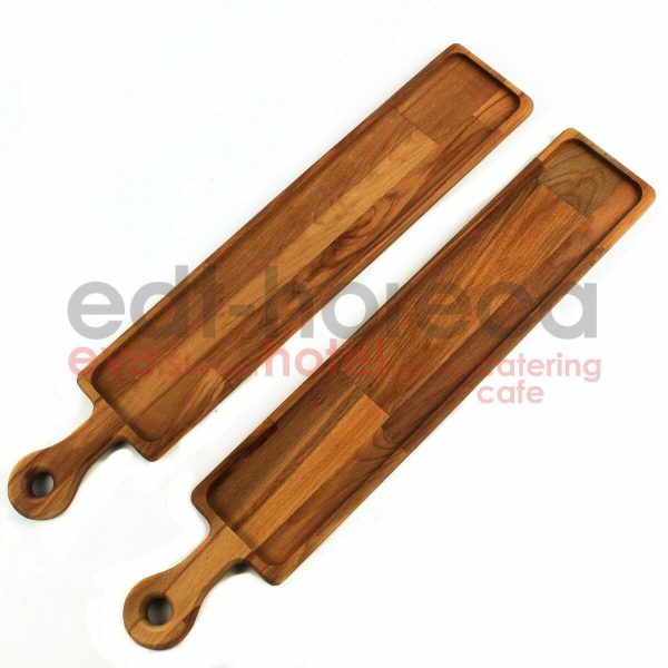 Kuvarz Ahşap Pide Sunum Tahtası 55x10cm