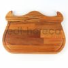 Kuvarz Ahşap Steak Tahtası Boğa 32x23cm