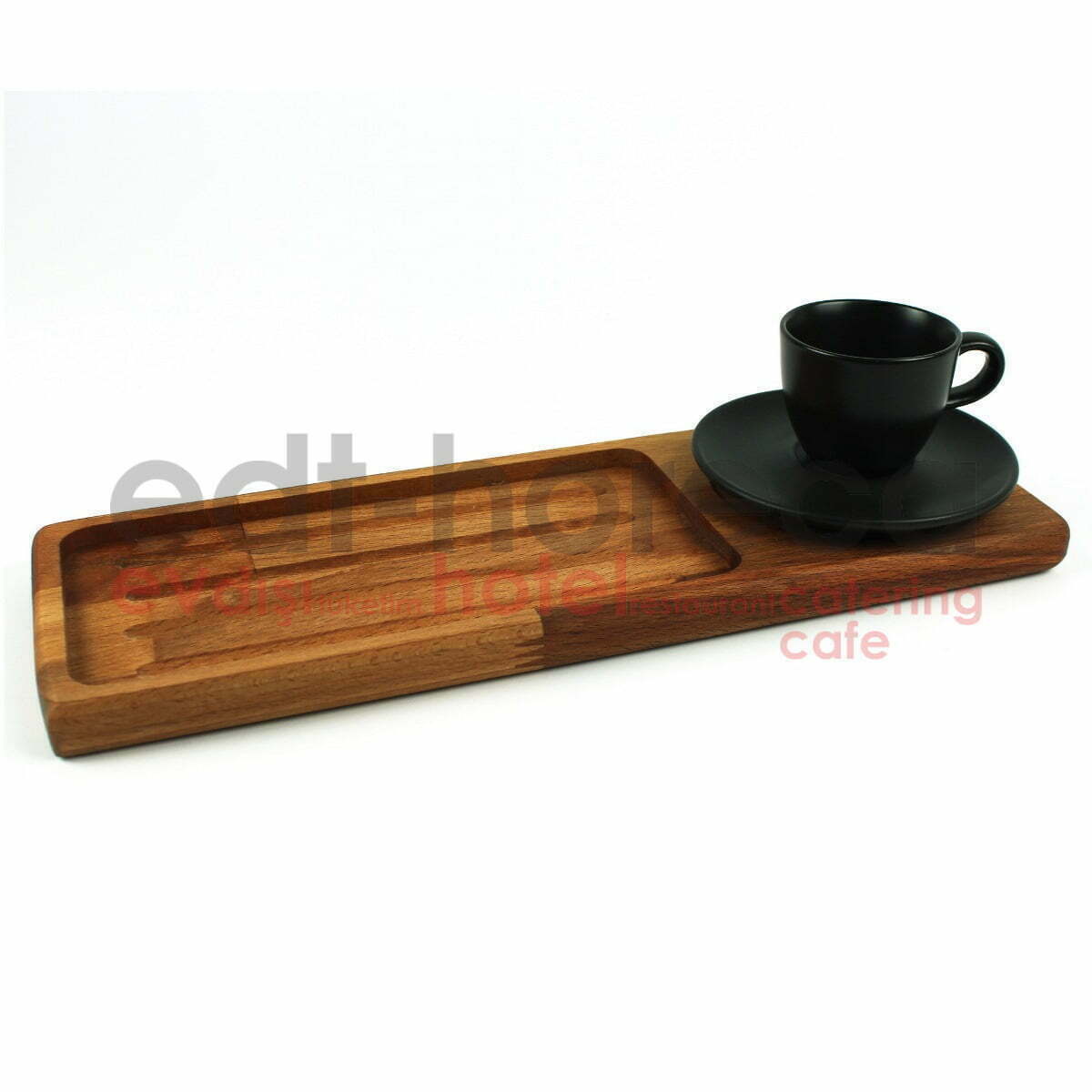Kuvarz Ahşap Çay Kahve Servis Altlık 34x12cm 2 Kuvarz Ahşap Çay Kahve Servis Altlık 34x12cm - Image 2