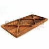 Kuvarz Ahşap Kahvaltılık Çerezlik 7 Bölmeli Dörtgen 38x19cm