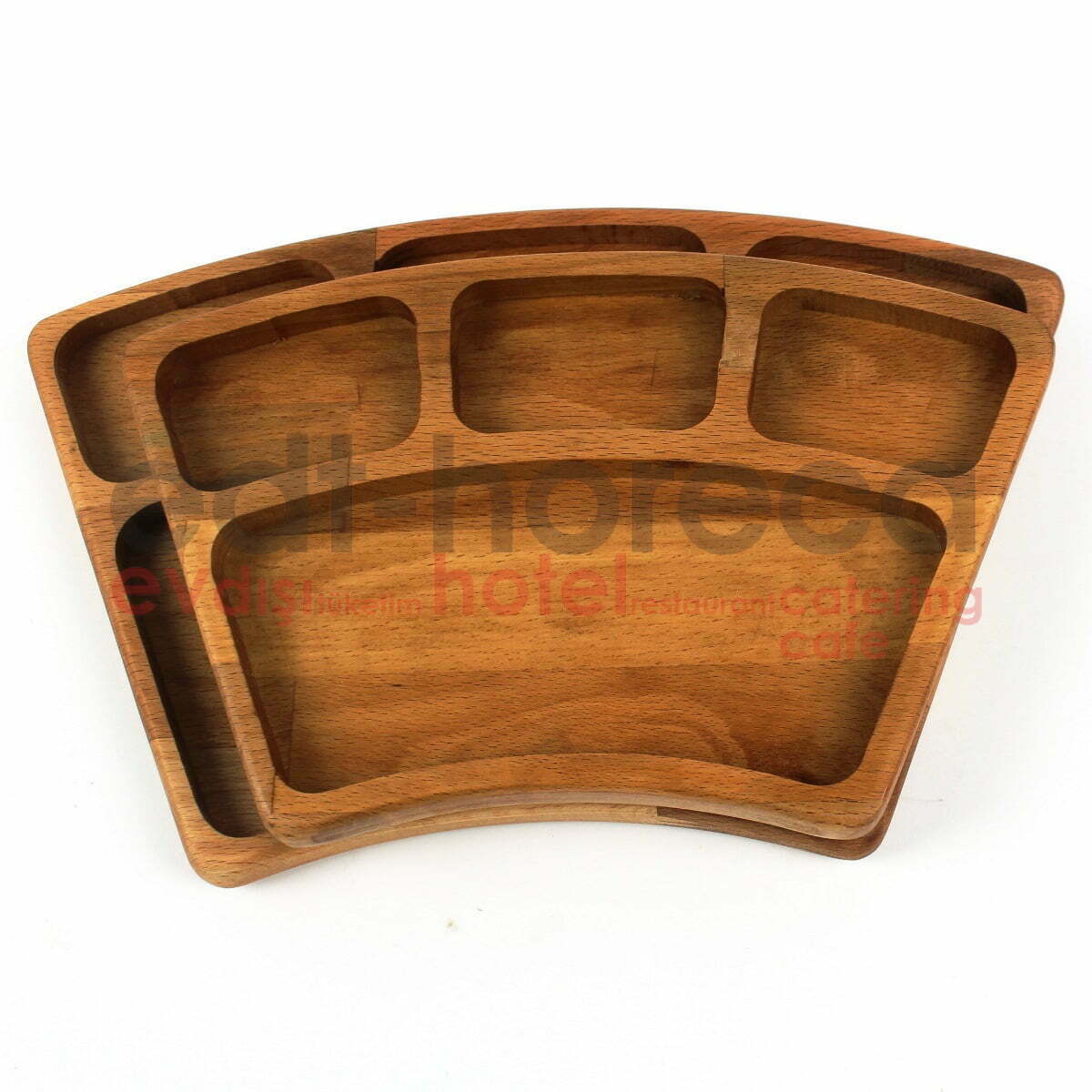 Kuvarz Ahşap Kahvaltı Çerez Tabağı Bölmeli 24x15cm 4 Kuvarz Ahşap Kahvaltı Çerez Tabağı Bölmeli 24x15cm - Görsel 4