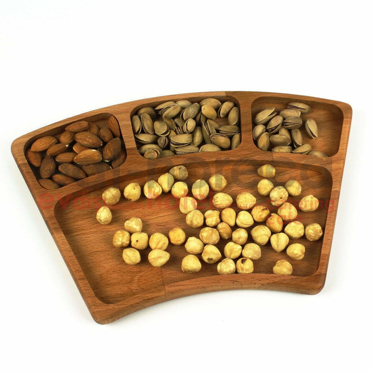 Kuvarz Ahşap Kahvaltı Çerez Tabağı Bölmeli 29x18cm 2 Kuvarz Ahşap Kahvaltı Çerez Tabağı Bölmeli 29x18cm - Görsel 2