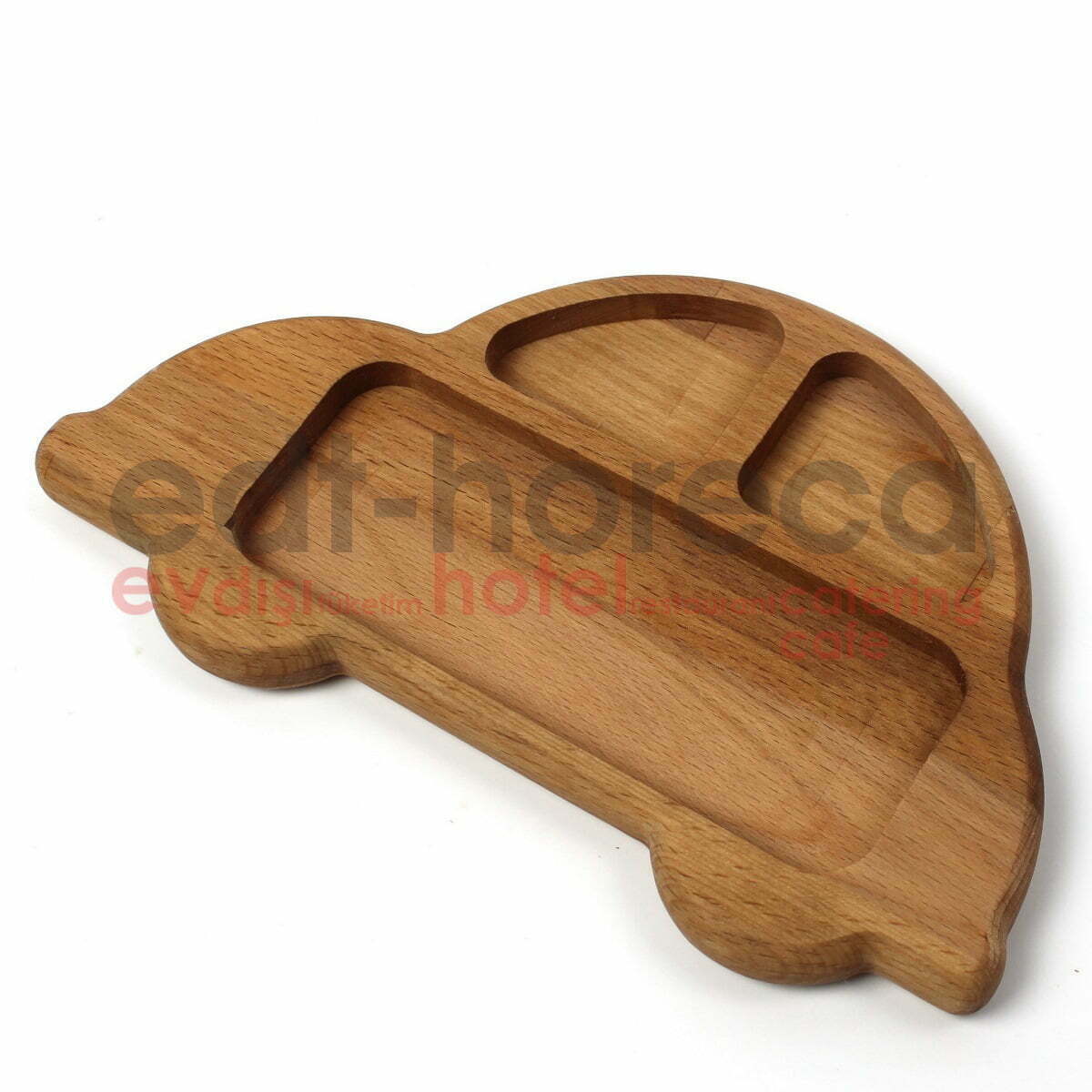 Kuvarz Ahşap Vosvos Çocuk Kahvaltı Tabağı 27x16cm 4 Kuvarz Ahşap Vosvos Çocuk Kahvaltı Tabağı 27x16cm - Görsel 4
