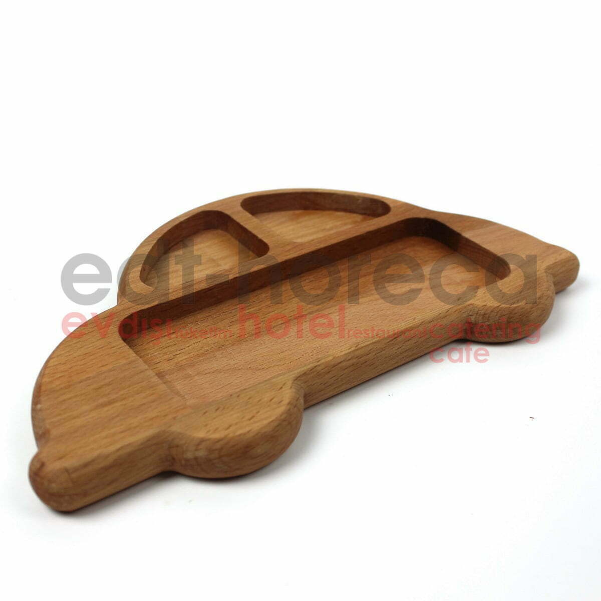 Kuvarz Ahşap Vosvos Çocuk Kahvaltı Tabağı 27x16cm 1 Kuvarz Ahşap Vosvos Çocuk Kahvaltı Tabağı 27x16cm