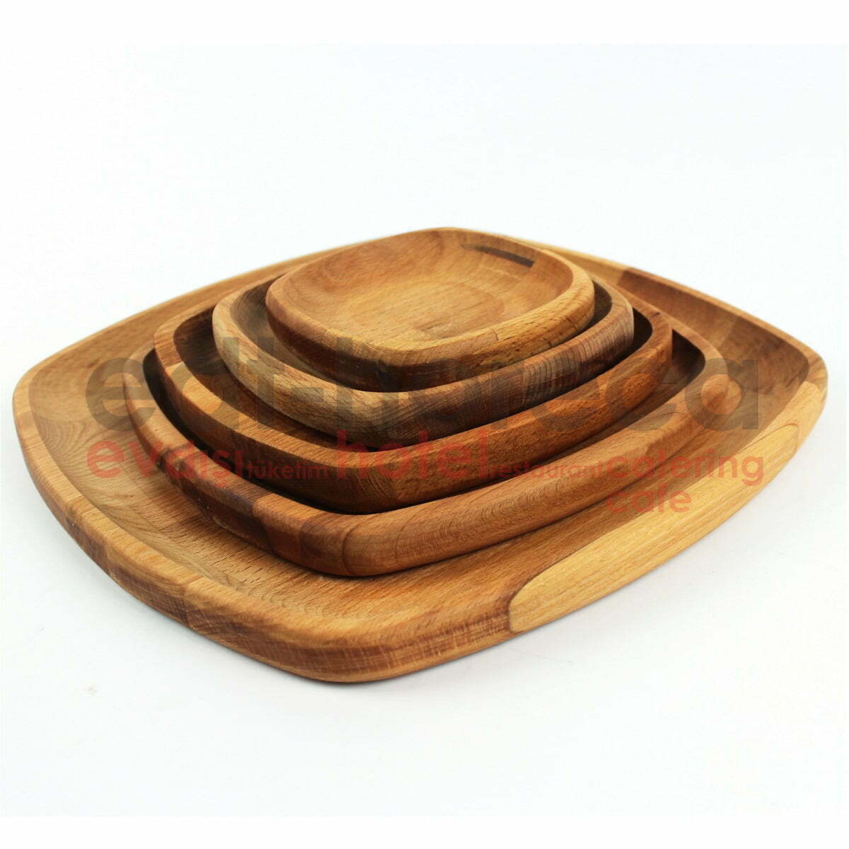 Kuvarz Ahşap Oval Kare Sunum Tabağı 13x13cm 5 Kuvarz Ahşap Oval Kare Sunum Tabağı 13x13cm - Görsel 5
