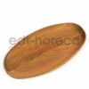 Kuvarz Ahşap Elips Servis Tabağı 39x19cm