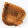 Kuvarz Ahşap İskambil Çerez Seti Maça 17x13cm