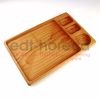 Kuvarz Ahşap 4 Bölmeli İkramlık 30x19cm
