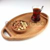 Kuvarz Ahşap Tepsi 33x19cm