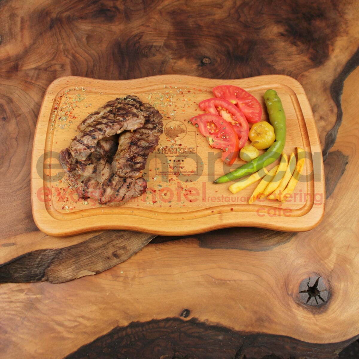 Kuvarz Ahşap Steak Tahtası 35x21cm 4 Kuvarz Ahşap Steak Tahtası 35x21cm - Image 4