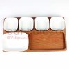 Kuvarz Ahşap 6 Bölmeli Kahvaltılık 30x17cm