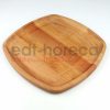 Kuvarz Ahşap Oval Kare Tabağı 26x26cm