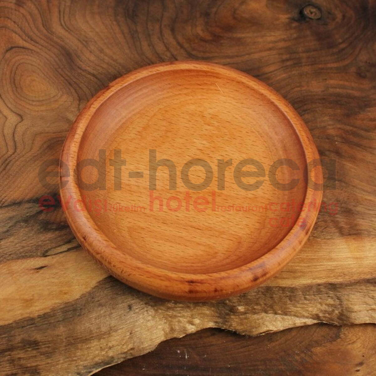 Kuvarz Ahşap Yuvarlak Servis Tabağı 14cm 1 Kuvarz Ahşap Yuvarlak Servis Tabağı 14cm