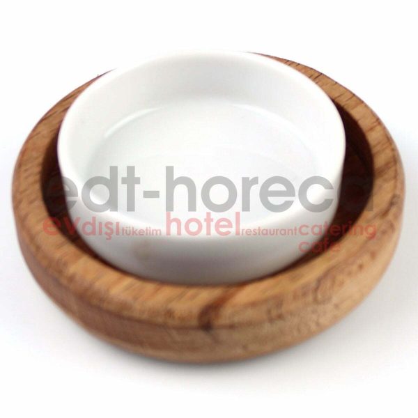 Kuvarz Wooden Sauce Cup 7cm