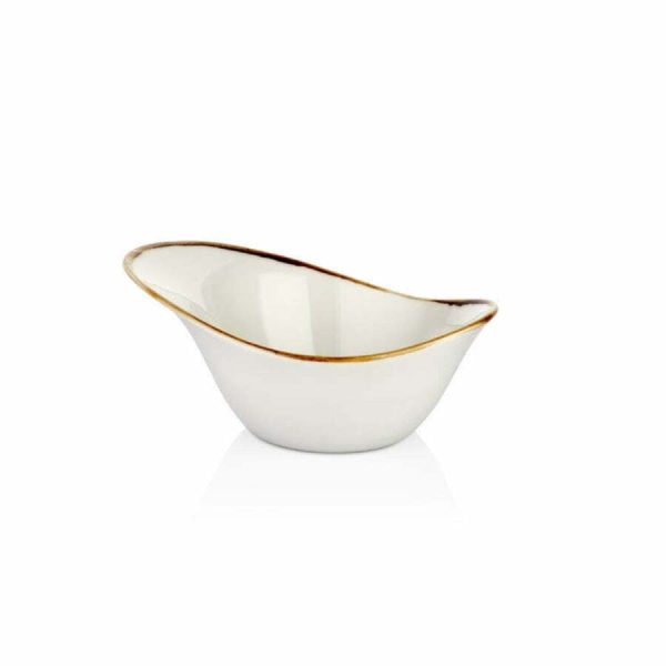 By Bone Gleam Porcelain Organic Bowl 11cm