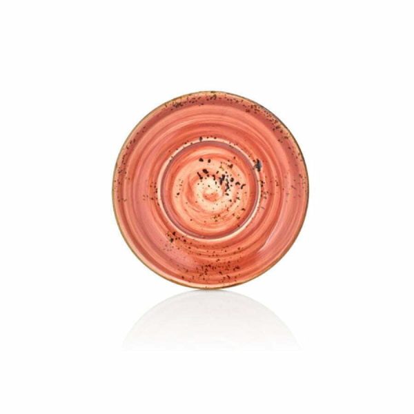 By Bone Laterite Porselen 12cm Kahve Fincan Tabağı