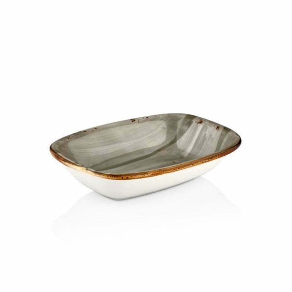 By Bone Supreme Porcelain Vertical Boat Plate 10cm