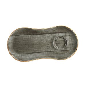 Bonna Space Gourmet Porselen Sunum Tabağı 25x12cm