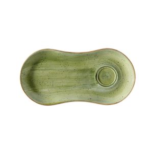 Bonna Theraphy Gourmet Porselen Sunum Tabağı 25x12cm