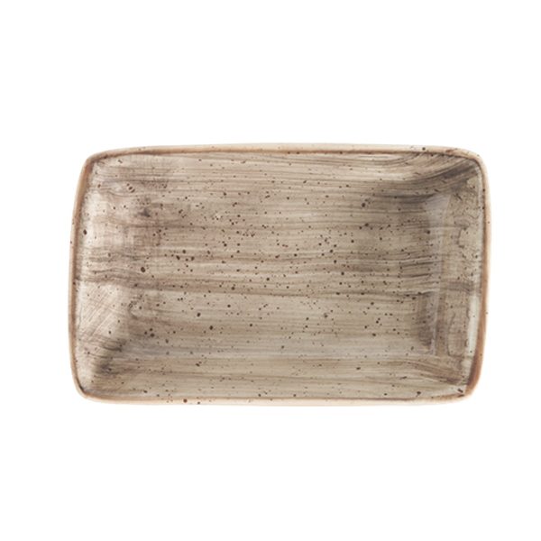 Bonna Terrain Moove Porcelain Vertical Boat Plate 15x9cm