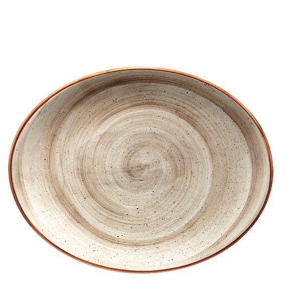 Bonna Terrain Moove Porselen Oval Tabak 25cm