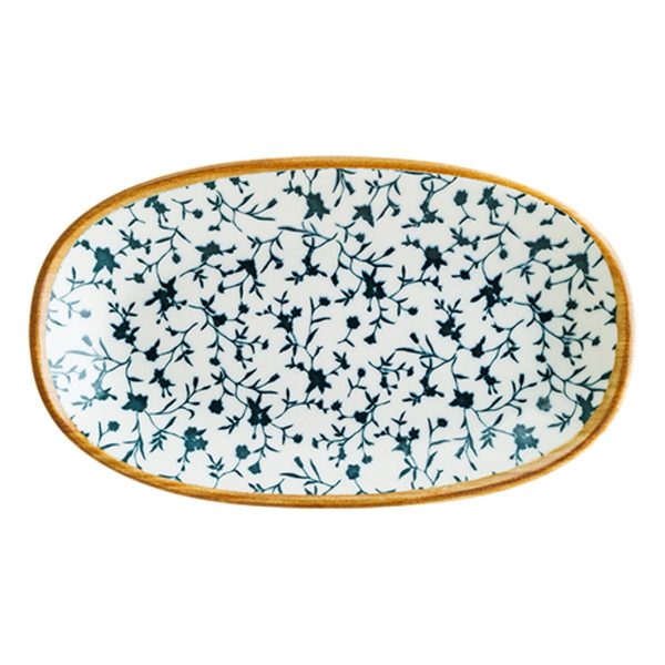 Bonna Calif Gourmet Porcelain Oval Boat Plate 19x11cm