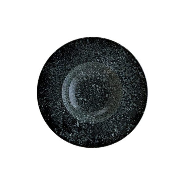 Bonna Cosmos Black Banquet Porselen Çukur Tabak 28cm
