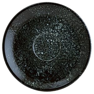 Bonna Cosmos Black Gourmet Porselen Kahve Fincan Tabağı 12cm