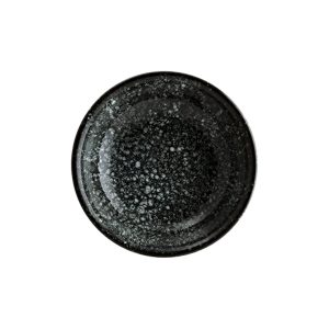 Bonna Cosmos Black Gourmet Porselen Çukur Tabak 15cm