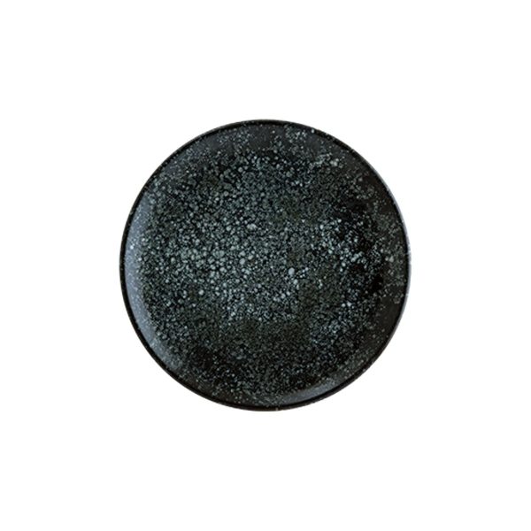 Bonna Cosmos Black Gourmet Porcelain Flat Plate 25cm