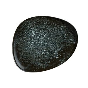 Bonna Cosmos Black Vago Porselen Düz Tabak 24cm