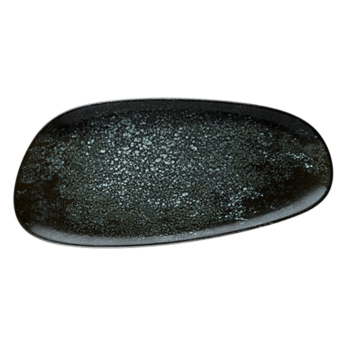 Bonna Cosmos Black Vago Porselen Dikdörtgen Tabak 36cm 1 Bonna Cosmos Black Vago Porselen Dikdörtgen Tabak 36cm