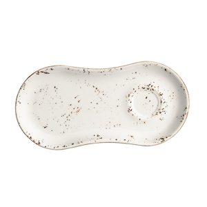 Bonna Grain Gourmet Porselen Sunum Tabağı 25x12cm