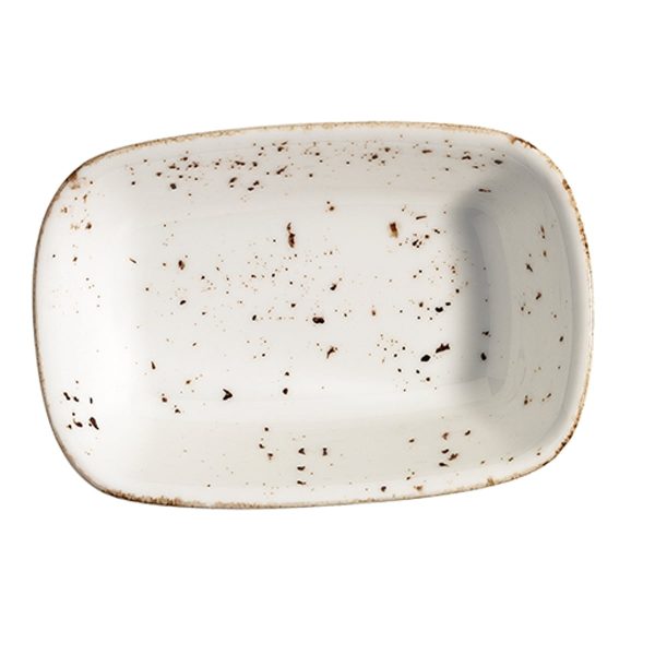 Bonna Grain Gourmet Porcelain Rectangular Boat Plate 17x11,5cm