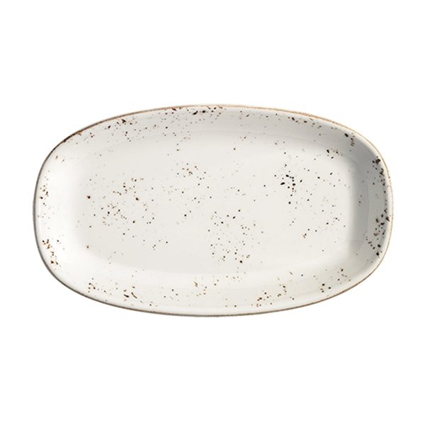 Bonna Grain Gourmet Porcelain Oval Boat Plate 24x14cm