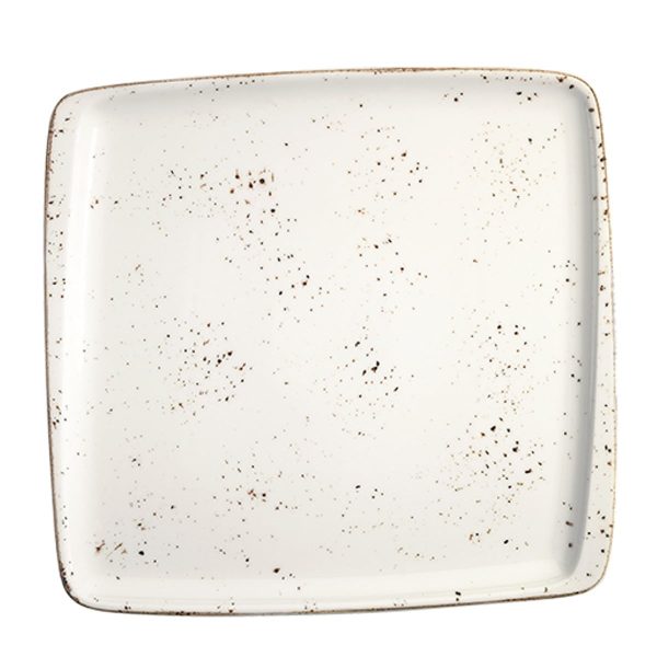 Bonna Grain Moove Porselen Kare Tabak 32x30cm