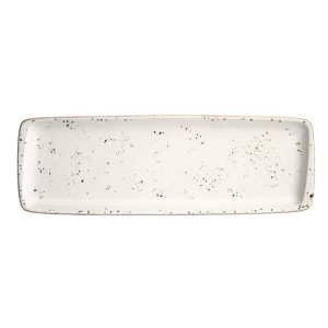 Bonna Grain Moove Porselen Dikdörtgen Tabak 48x16cm