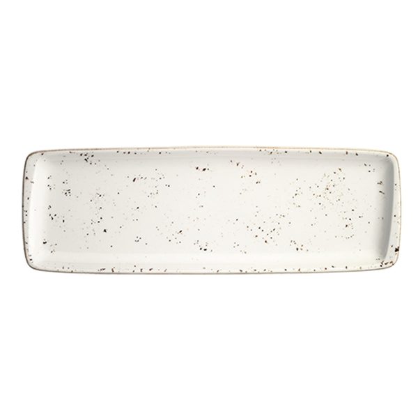 Bonna Grain Moove Porselen Dikdörtgen Tabak 48x16cm