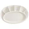 Bonna Gourmet Porselen Oval Kahvaltı Tabağı 22,5x21,5cm