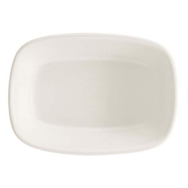 Bonna Gourmet Porcelain Rectangular Boat Plate 14x10cm