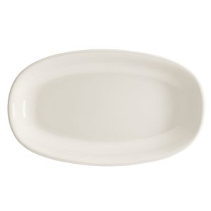 Bonna Gourmet Porselen Oval Kayık Tabak 24x14cm