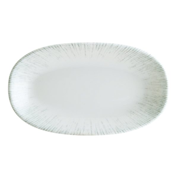 Bonna Iris Gourmet Porcelain Oval Boat Plate 29x17cm