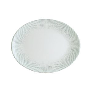 Bonna Iris Moove Porselen Oval Tabak 31x24cm