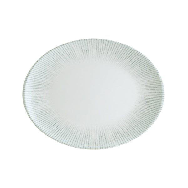 Bonna Iris Moove Porcelain Oval Plate 36x28cm