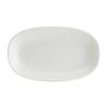 Bonna Iris White Gourmet Porselen Oval Kayık Tabak 19x11cm