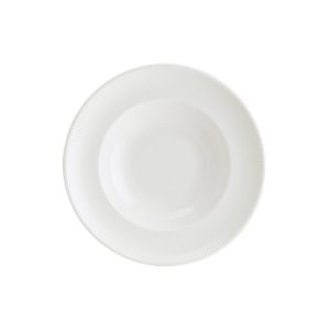 Bonna Iris White Gourmet Porselen Çukur Tabak 24cm