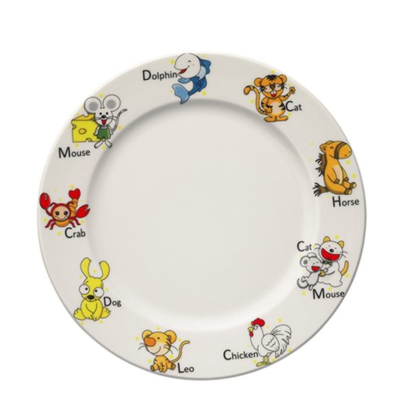 Bonna Kids Banquet Porcelain Flat Plate 25cm