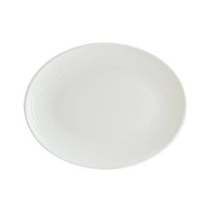 Bonna Loop Porselen Moove Oval Tabak 31x24cm
